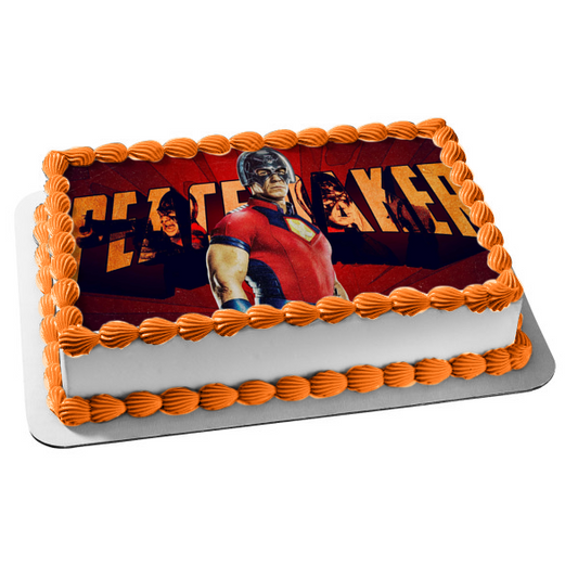 DC Comics Peacemaker Edible Cake Topper Image ABPID55568