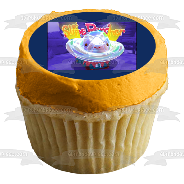 Galaxy Slime Rancher Glitch Slime Edible Cake Topper Image ABPID10922