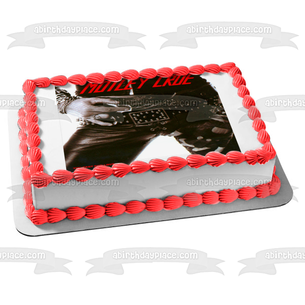 Motley Crue Rock Band Music Too Fast for Love Album Cover Edible Cake Topper Image ABPID10955