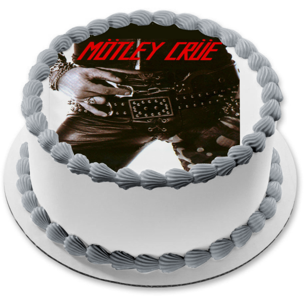 Motley Crue Rock Band Music Too Fast for Love Album Cover Edible Cake Topper Image ABPID10955