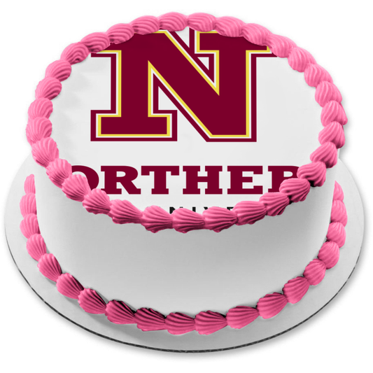 Northern State University Logo NCAA Edible Cake Topper Image ABPID10973