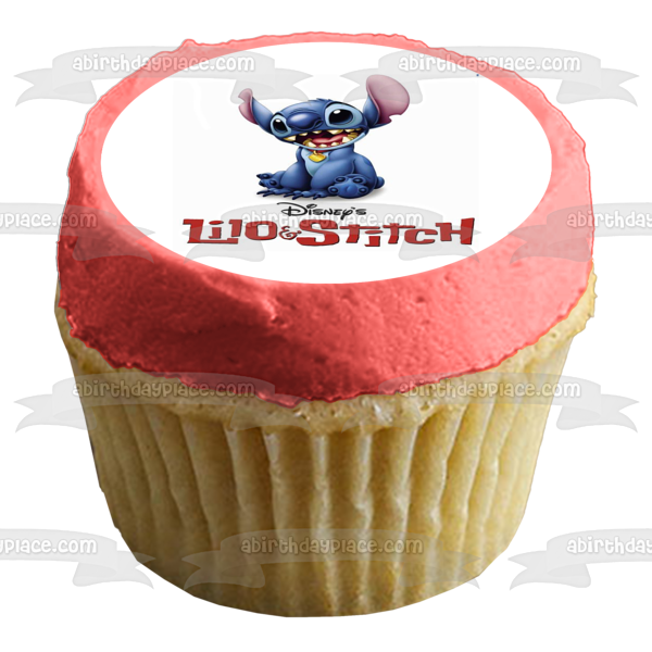Lilo & Stitch Cupcake Toppers, Edible Picture