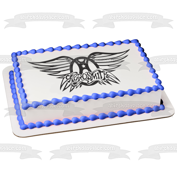 Aerosmith Logo Music Edible Cake Topper Image ABPID11174