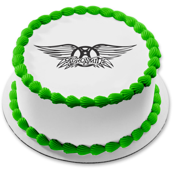 Aerosmith Logo Music Edible Cake Topper Image ABPID11174
