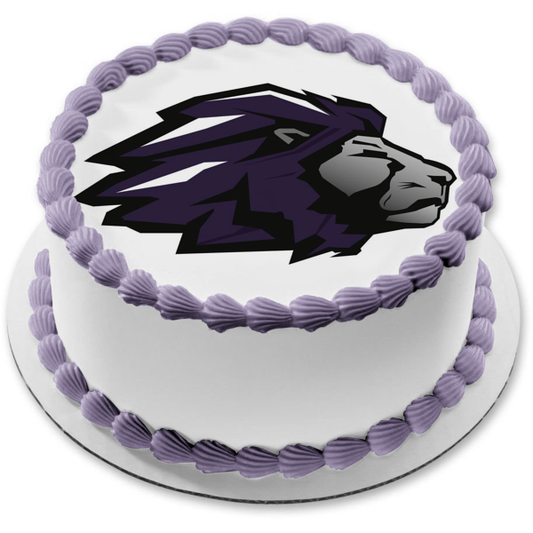 Trinity Christian School Lions Logo Edible Cake Topper Image ABPID11361
