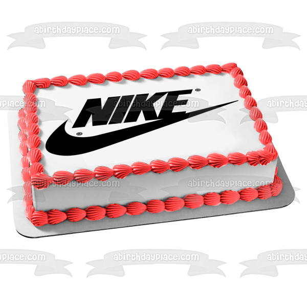 Nike Logo Cake Topper Image ABPID11386 – A Birthday Place