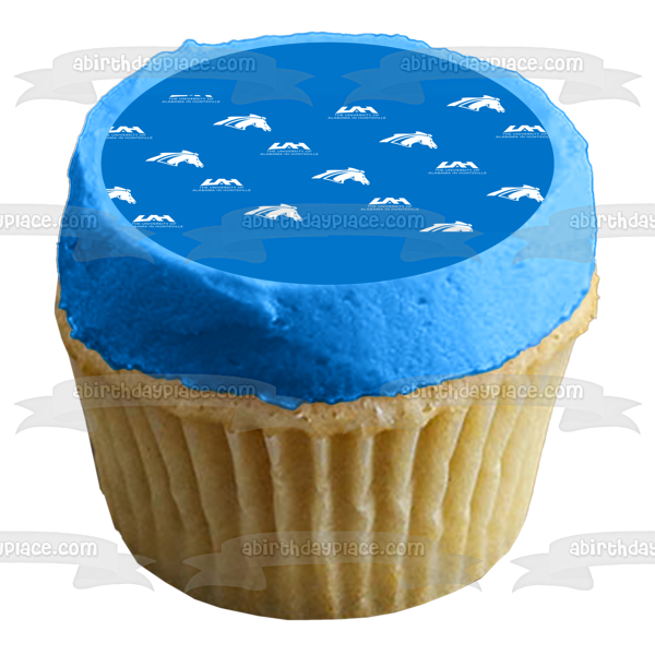 Imagen comestible para tarta con logotipo de Alabama-Huntsville Chargers ABPID55713 