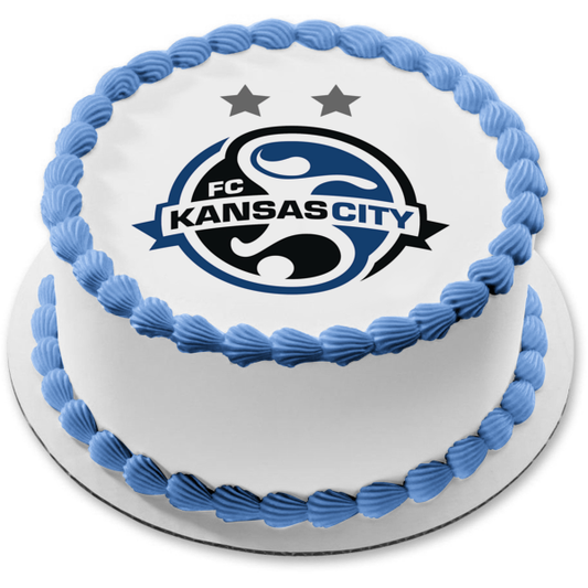 Kansas City FC Women's Soccer Club Logo Edible Cake Topper Image ABPID55638