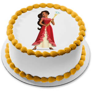 Disney Elena of Avalor Scepter Edible Cake Topper Image ABPID11510