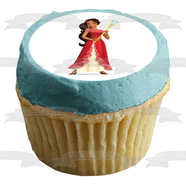 Disney Elena of Avalor Scepter Edible Cake Topper Image ABPID11510