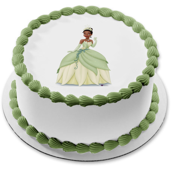 Disney The Princess and the Frog Tiana Edible Cake Topper Image ABPID11516
