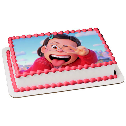 Turning Red Mei Lee Edible Cake Topper Image ABPID55809