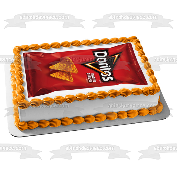 Doritos Bag Edible Cake Topper Image ABPID11551