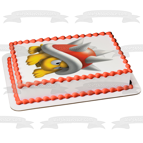 Super Mario Brothers Spiny Edible Cake Topper Image ABPID12038
