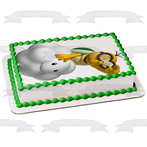 Super Mario Brothers Lakitu Edible Cake Topper Image ABPID12040