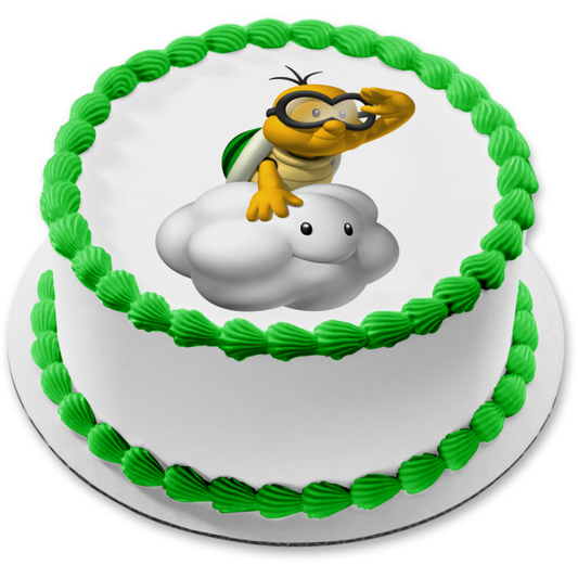 Super Mario Brothers Lakitu Edible Cake Topper Image ABPID12040