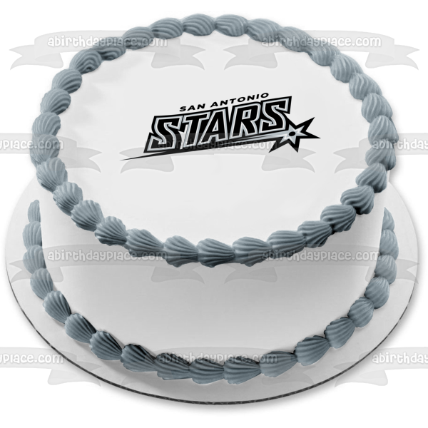 Wnba San Antonio Stars Team Logo Edible Cake Topper Image ABPID55927