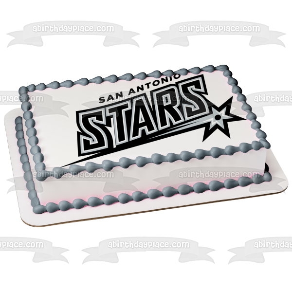 Wnba San Antonio Stars Team Logo Edible Cake Topper Image ABPID55927
