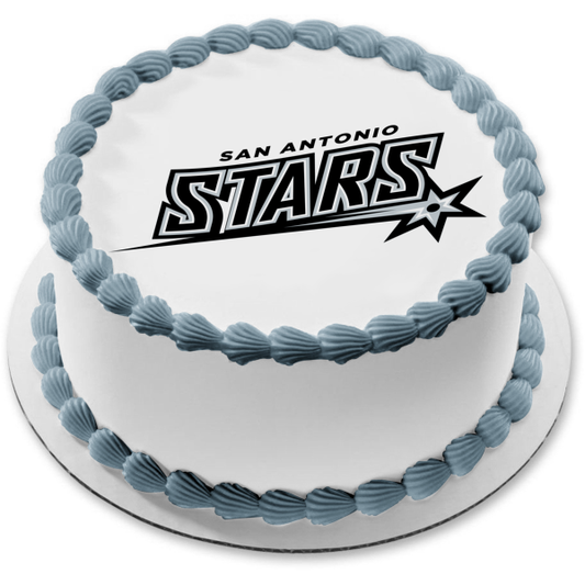 Wnba San Antonio Stars Team Logo Edible Cake Topper Image ABPID55927