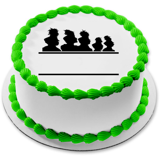 Customizable Marching Band Uniforms Silhouettes Edible Cake Topper Image ABPID55820