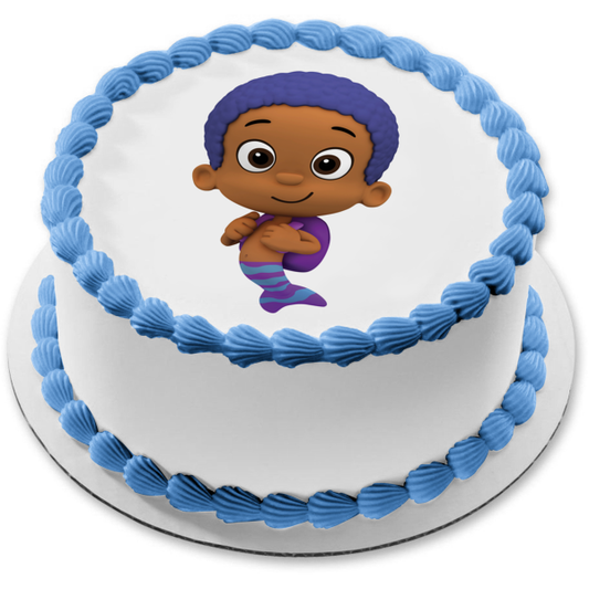 Adorno comestible para tarta con Gobio de Bubble Guppies, imagen ABPID12101 