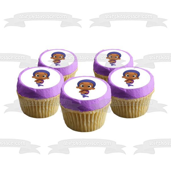 Bubble Guppies Goby Edible Cake Topper Image ABPID12101