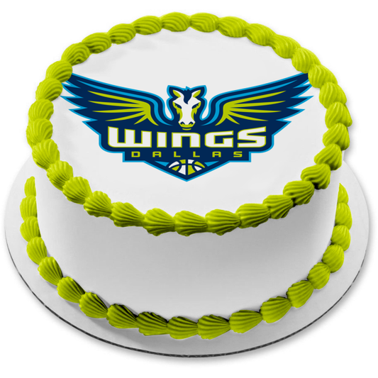 Wnba Dallas Wings Logo Edible Cake Topper Image ABPID55936