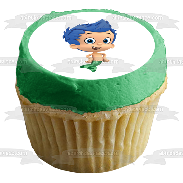Bubble Guppies Gil Edible Cake Topper Image ABPID12106