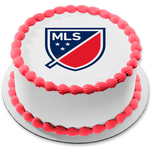 Mls Major League Soccer Logo Edible Cake Topper Image ABPID55954