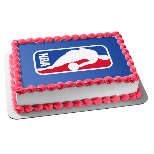 Imagen comestible para decoración de tarta con el logotipo de la Asociación Nacional de Baloncesto de la NBA ABPID55859 