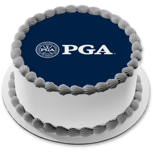 Pga Professional Golfers Association of America Logo Edible Cake Topper Image ABPID55862