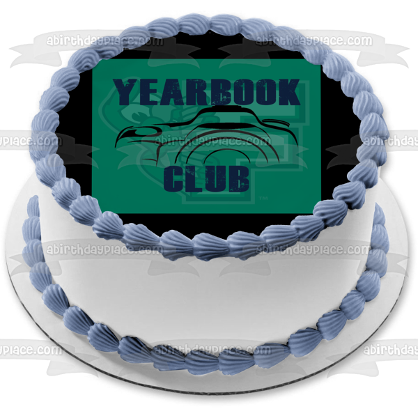 Yearbook Club Camera Edible Cake Topper Image ABPID55966