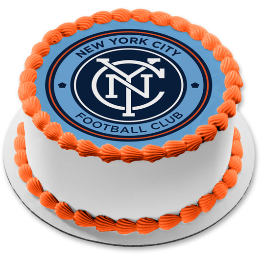 New York City Football Club Logo Edible Cake Topper Image ABPID55865