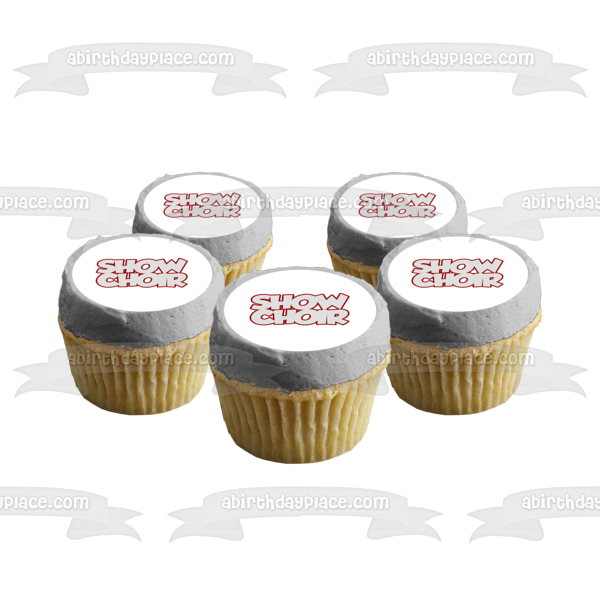 Show Choir Singing Music Activity Edible Cake Topper Image ABPID55889