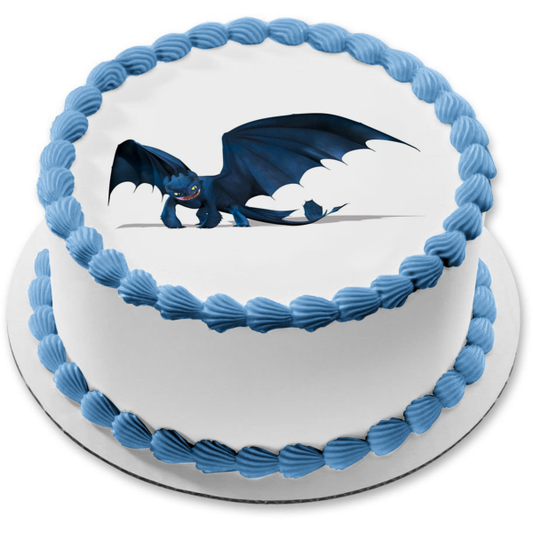 Adorno comestible para tarta de Cómo entrenar a tu dragón, furia nocturna, imagen ABPID12168 