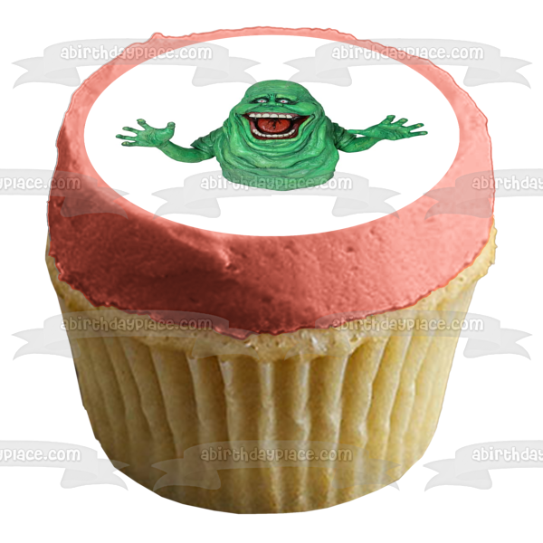 Ghost Busters Slimer Green Edible Cake Topper Image ABPID12397