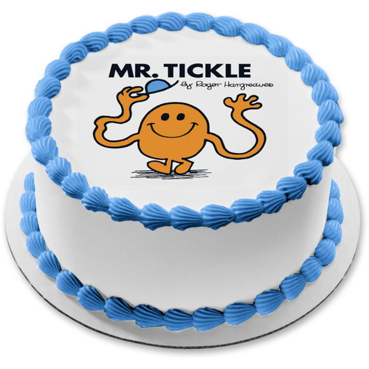 Imagen comestible para decoración de tarta Mr. Men Mr. Tickle Hat ABPID12221 