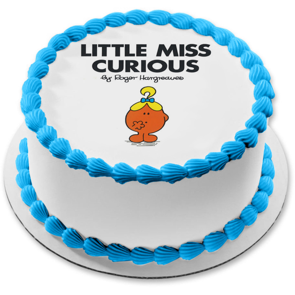 Mr. Men Little Miss Curious Edible Cake Topper Image ABPID12224