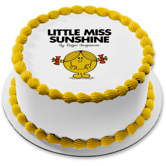 Mr. Men Little Miss Sunshine Edible Cake Topper Image ABPID12230