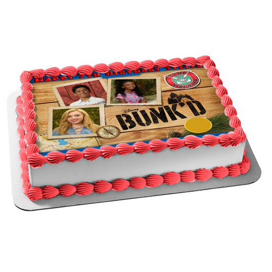 Bunk'd Camp Kikiwaka Zuri Ravi Emma - Decoración comestible para tarta, imagen ABPID01441 