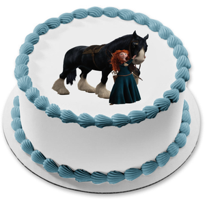 Disney Brave Merida Angus Edible Cake Topper Image ABPID12442