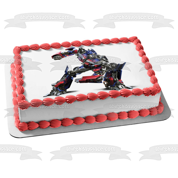 Transformers Optimus Prime Edible Cake Topper Image ABPID12606