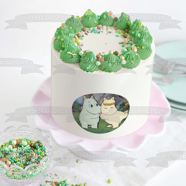 Moomins Moomintroll Snorkmaiden Edible Cake Topper Image ABPID12592