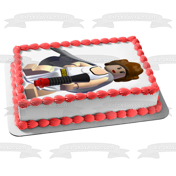 LEGO Star Wars Princess Leia Edible Cake Topper Image ABPID12673