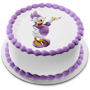 Walt Disney Daisy Duck Edible Cake Topper Image ABPID12856