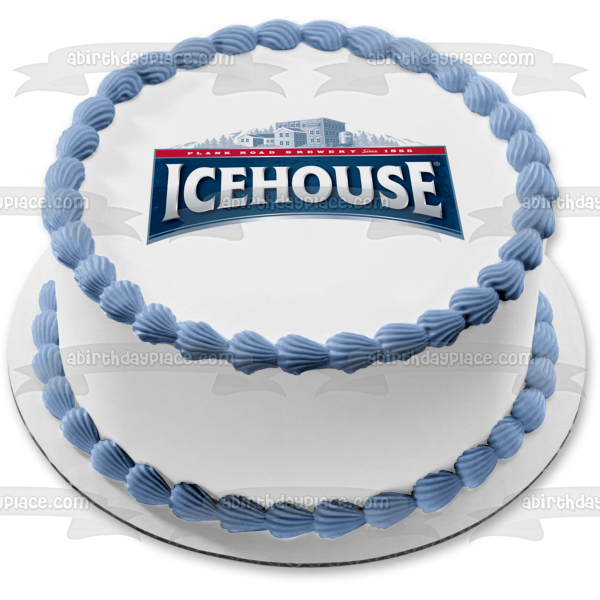 Icehouse Beer Logo Edible Cake Topper Image ABPID56140