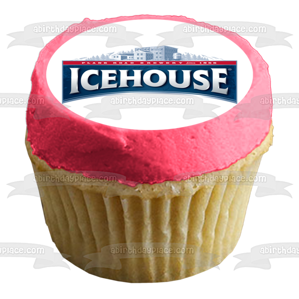 Icehouse Beer Logo Edible Cake Topper Image ABPID56140