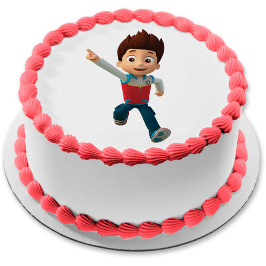 Paw Patrol Ryder Edible Cake Topper Image ABPID12693