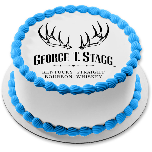 George T. Stagg Kentucky Straight Bourbon Whiskey Logo Edible Cake Topper Image ABPID56076