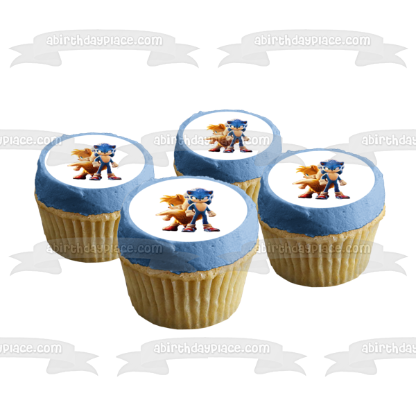 Decorations for Sonic Cake Topper Cupcake Toppers Birthday